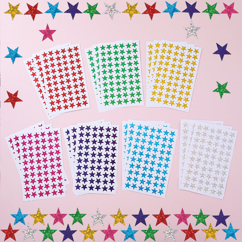 420Pcs Star Stickers Sparkly H - Glitter Vinyl Roll recension och pris