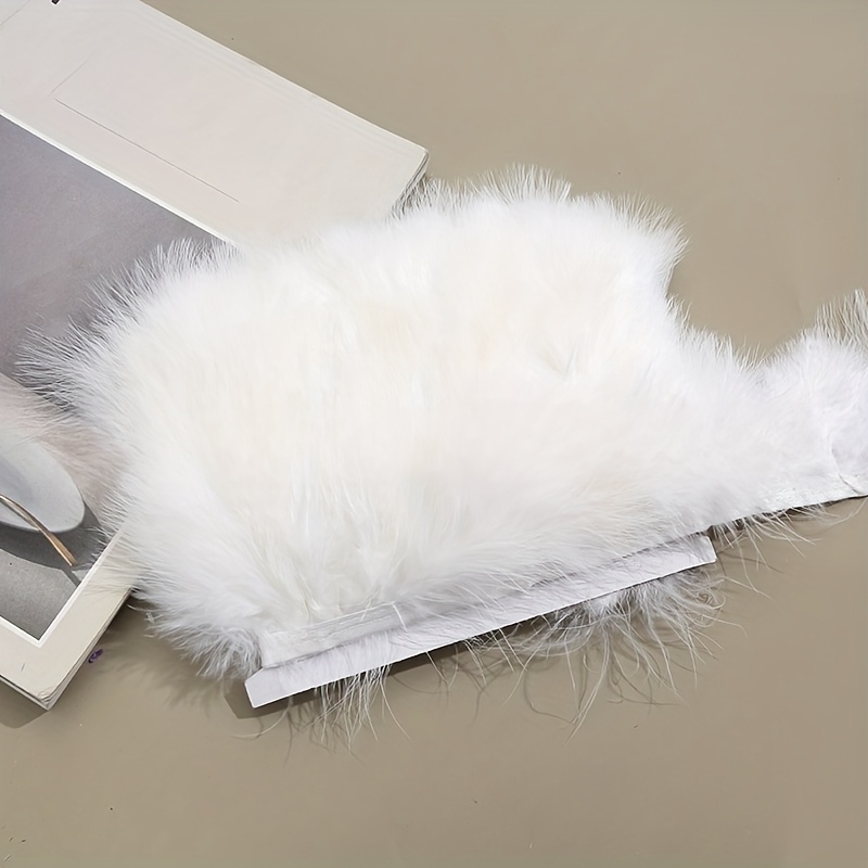 Fluffy Turkey Feathers Trim Fr - Fringe Ribbon Sewing recension och pris