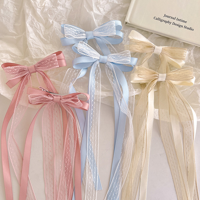 Sweet Children Bowknot Hairpin - Tassel Fringe Trim recension och pris