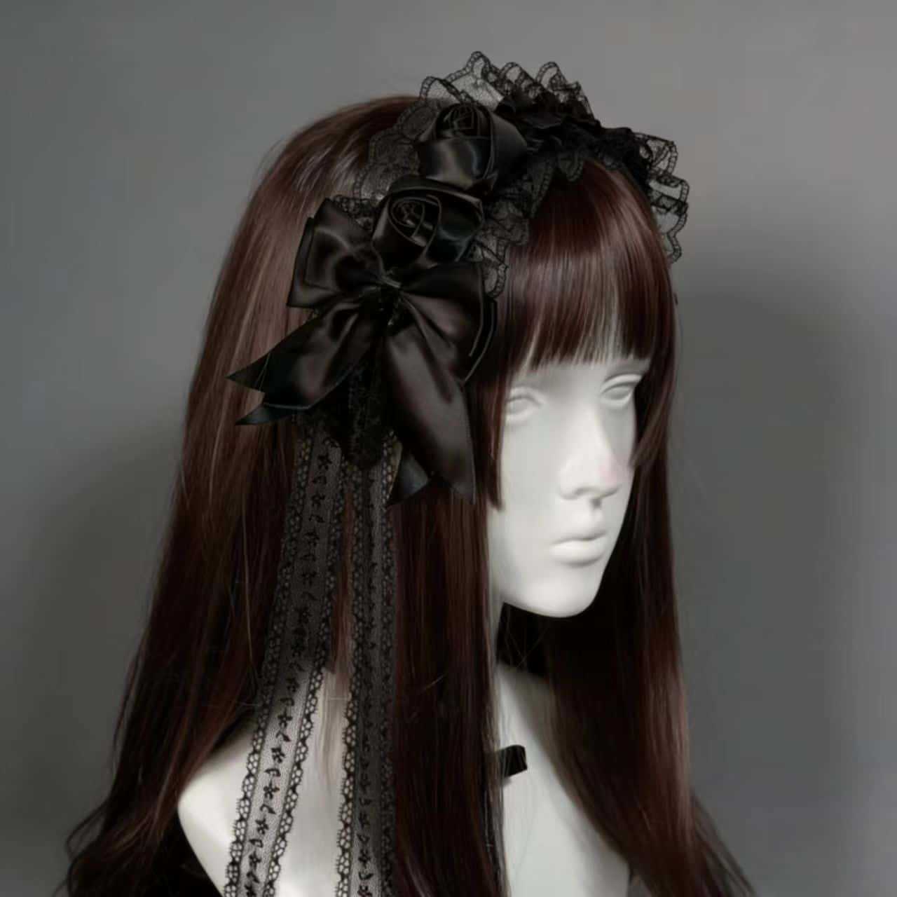 Gothic Lolita Lace Headbands f - Tassel Fringe Trim recension och pris