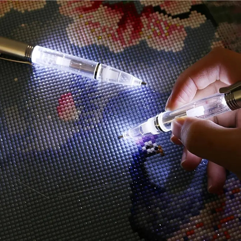 LED Light Diamond Painting Pen - Embroidery Embellishments recension och pris