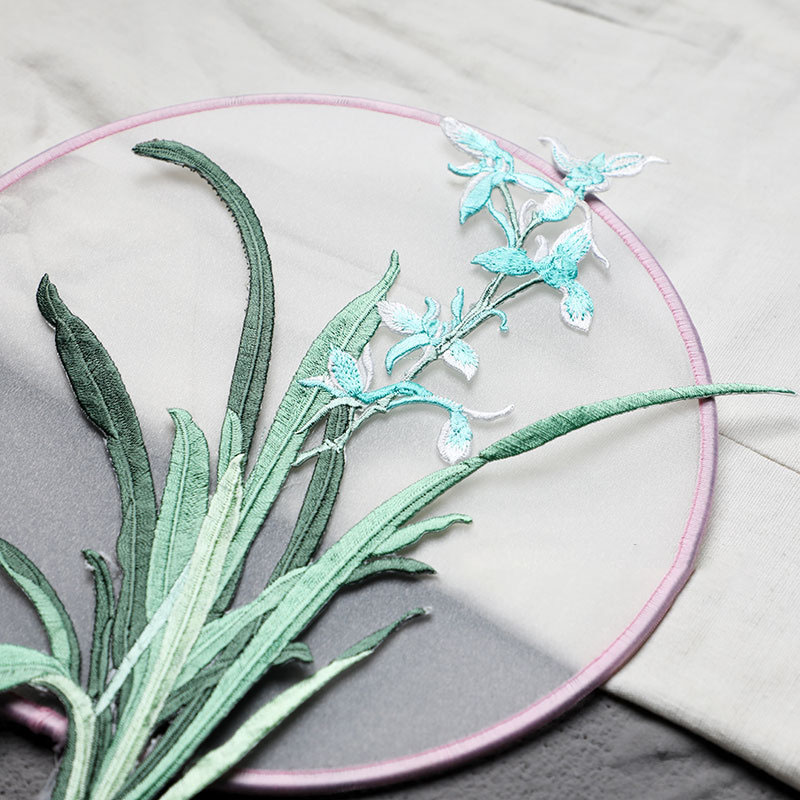 1 Piece Iron on Patch Embroide - Applique Patch Flower recension och pris