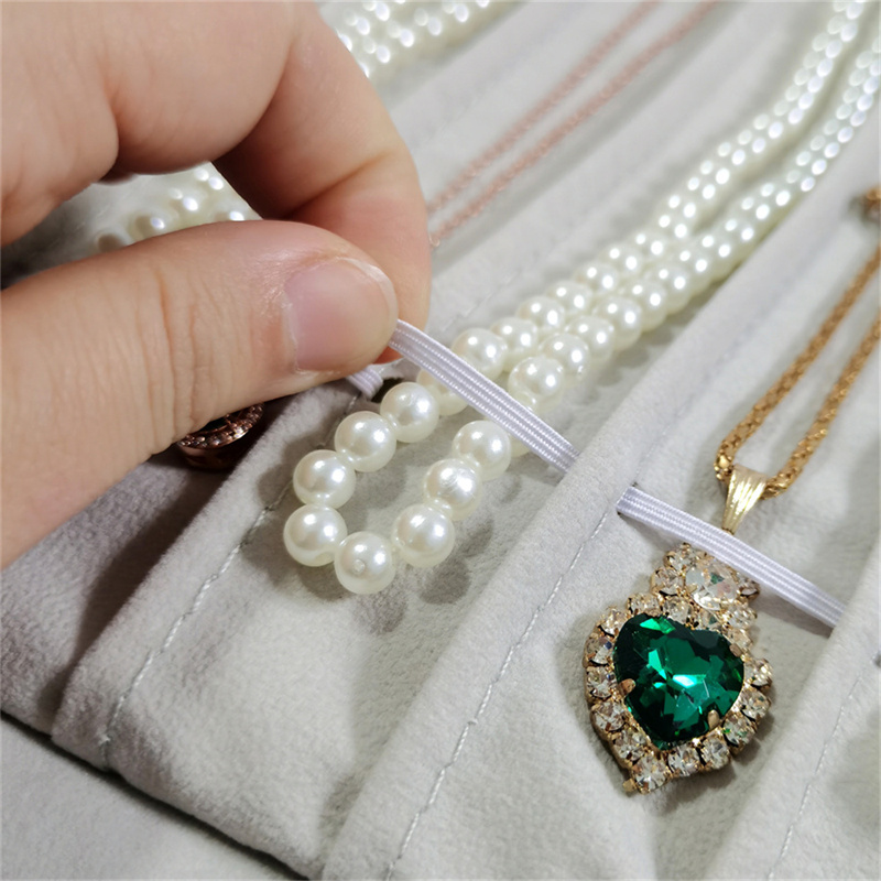 New Necklace Storage Roll Bag  - Velvet Ribbon Roll recension och pris