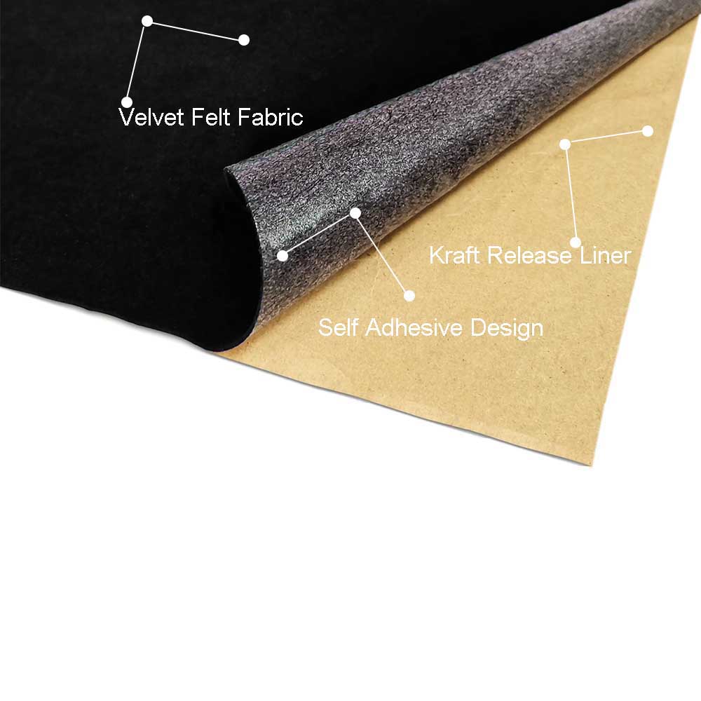 1 Roll 45 X 148cm Self-adhesiv - Velvet Ribbon Roll recension och pris
