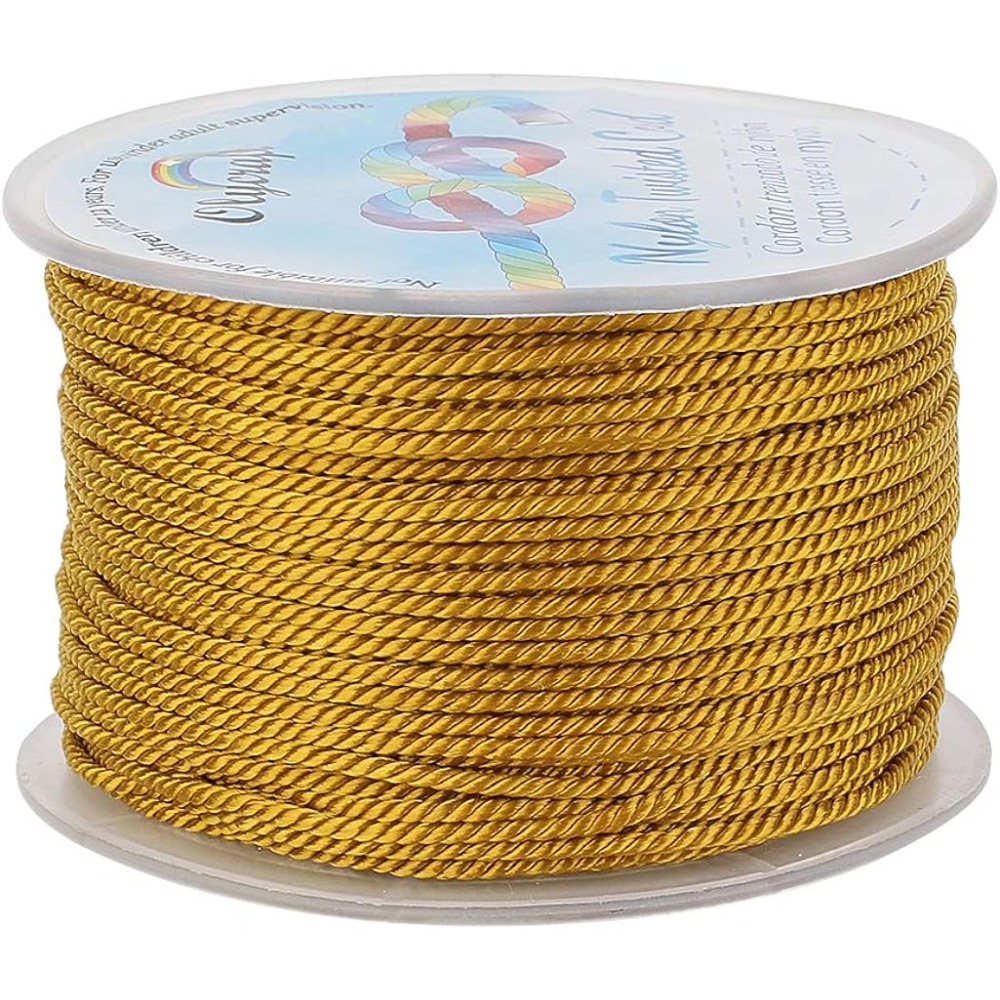 55 Yards 1mm Twisted Satin Nyl - Cord Trim Twisted recension och pris