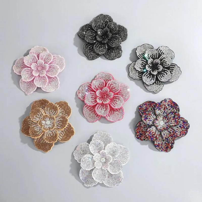1pc Three-dimensional Camellia - Craft Embellishment recension och pris