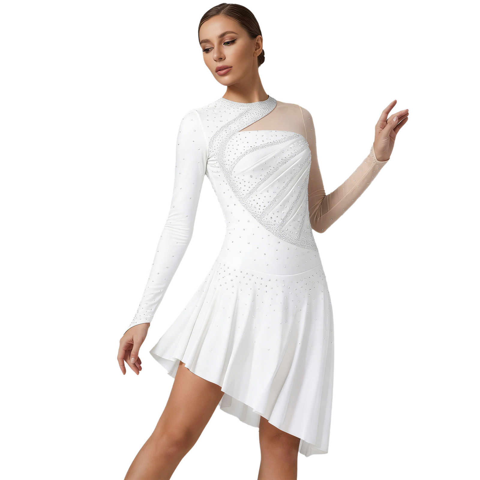 Women Ballet Lyrical Dance Fig - Rhinestone Banding Trim recension och pris