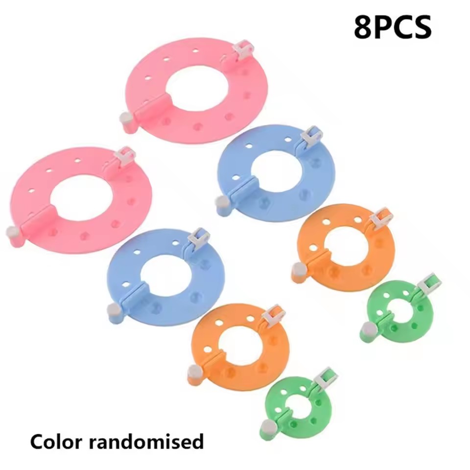 8PCS 4 Sizes Fluff Ball Weaver - Pom Pom Maker Tool recension och pris