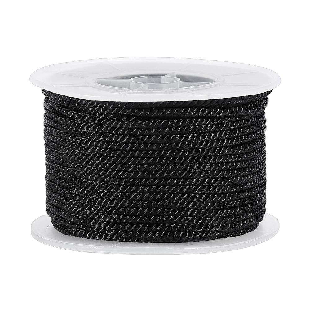 27.34 Yards Black Twisted Cord - Cord Trim Twisted recension och pris