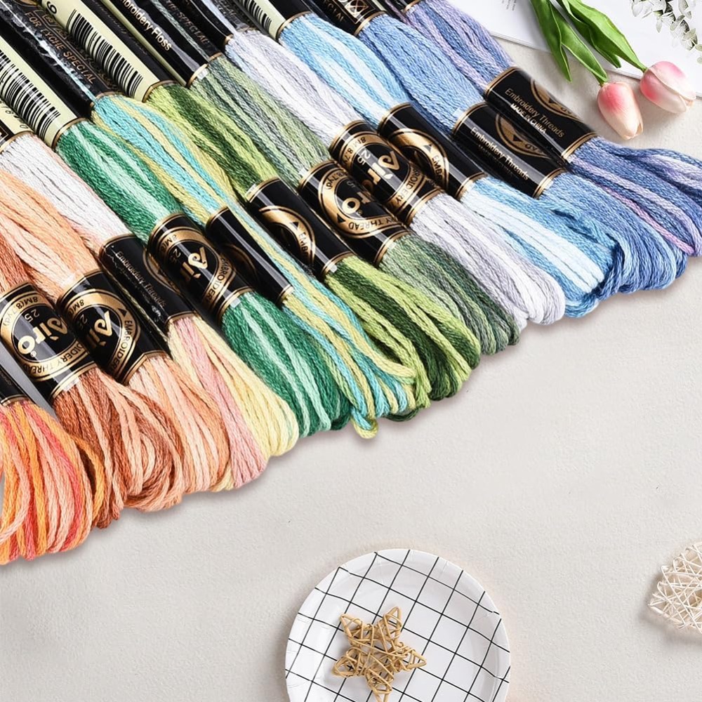 12 Skeins 105 Yards Cross Stit - Embroidery Embellishments recension och pris