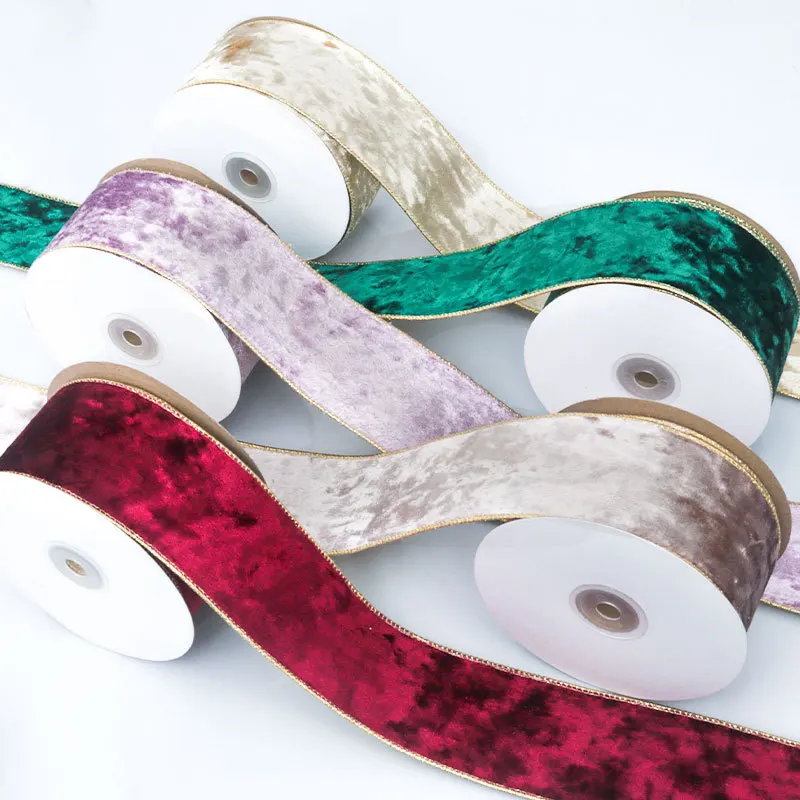 50MM Wired Edge Reversible Vel - Velvet Ribbon Roll recension och pris