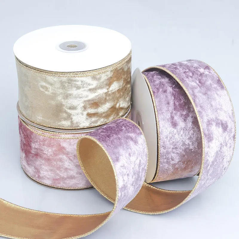 50MM Wired Edge Reversible Vel - Velvet Ribbon Roll recension och pris