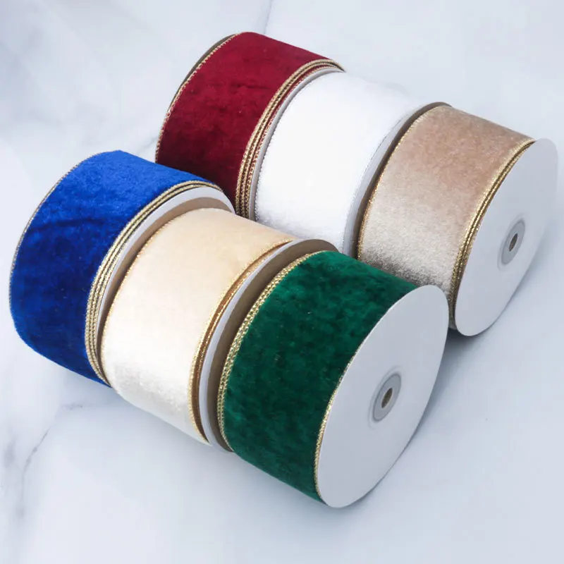 50MM Wired Edge Reversible Vel - Velvet Ribbon Roll recension och pris