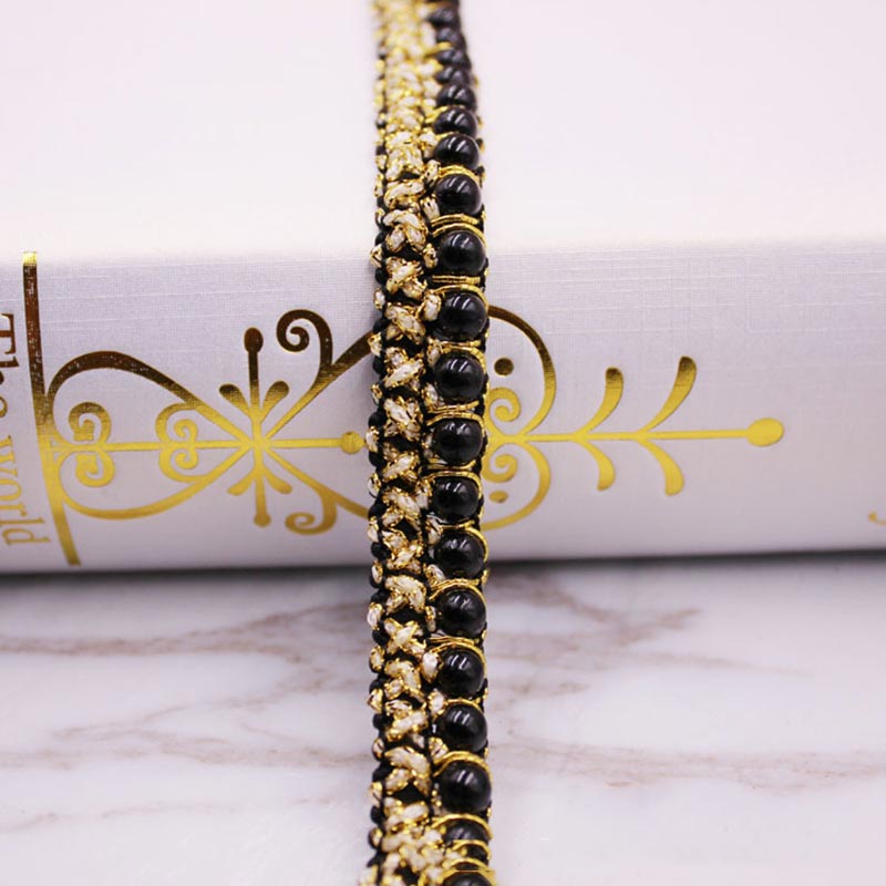 10 Yards DIY Accessories Pearl - Fringe Ribbon Sewing recension och pris