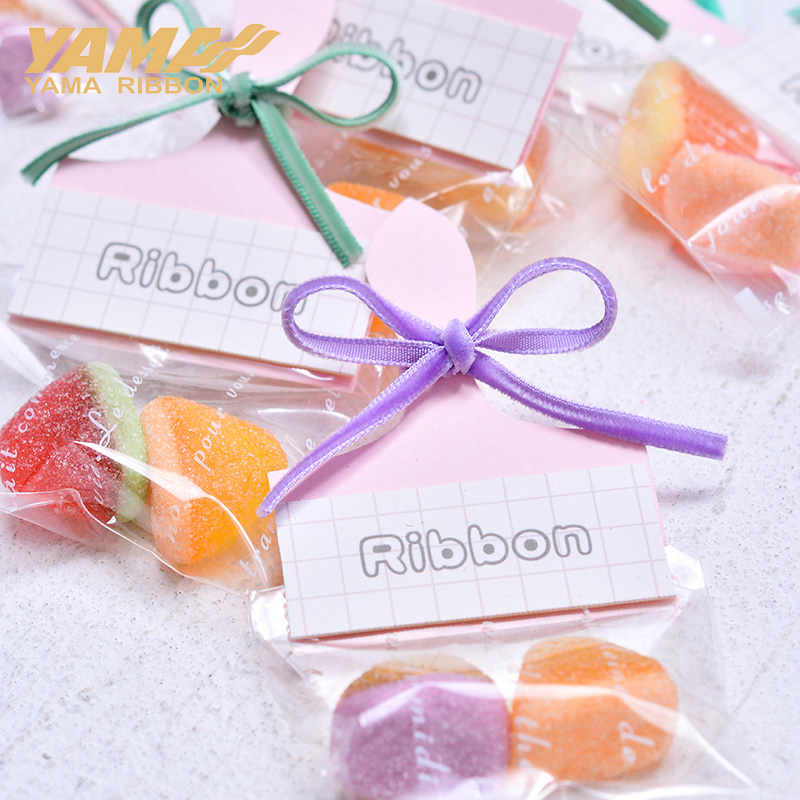 YAMA-Monochrome Velvet Ribbon, - Velvet Ribbon Roll recension och pris