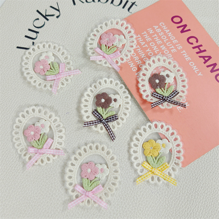 10PCS New Spring Summer Fresh  - Applique Patch Flower recension och pris