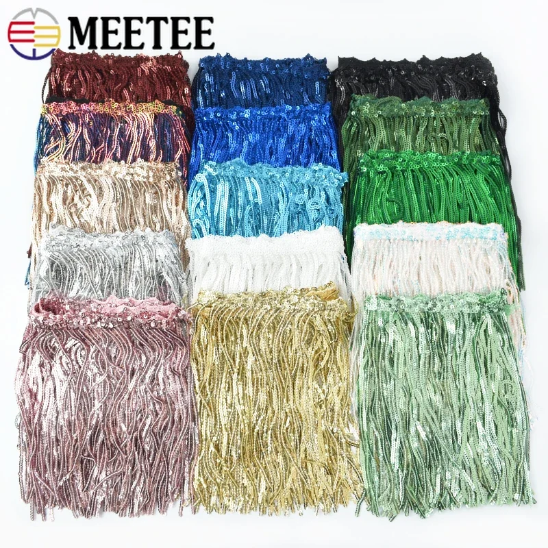 1-5Yard 17cm Latin Dance Fring - Fringe Ribbon Sewing recension och pris