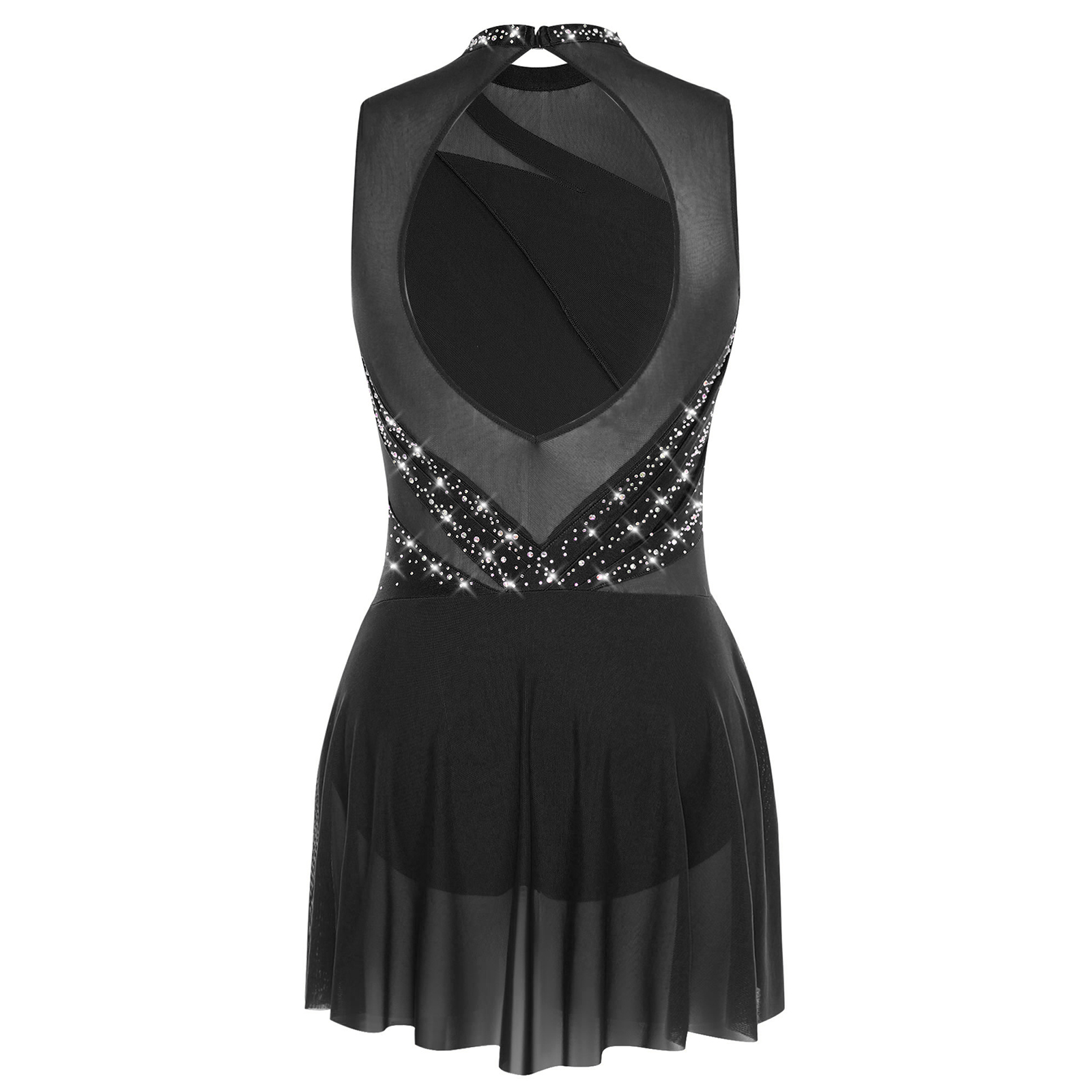 Rhinestone Women Backless Irre - Rhinestone Banding Trim recension och pris
