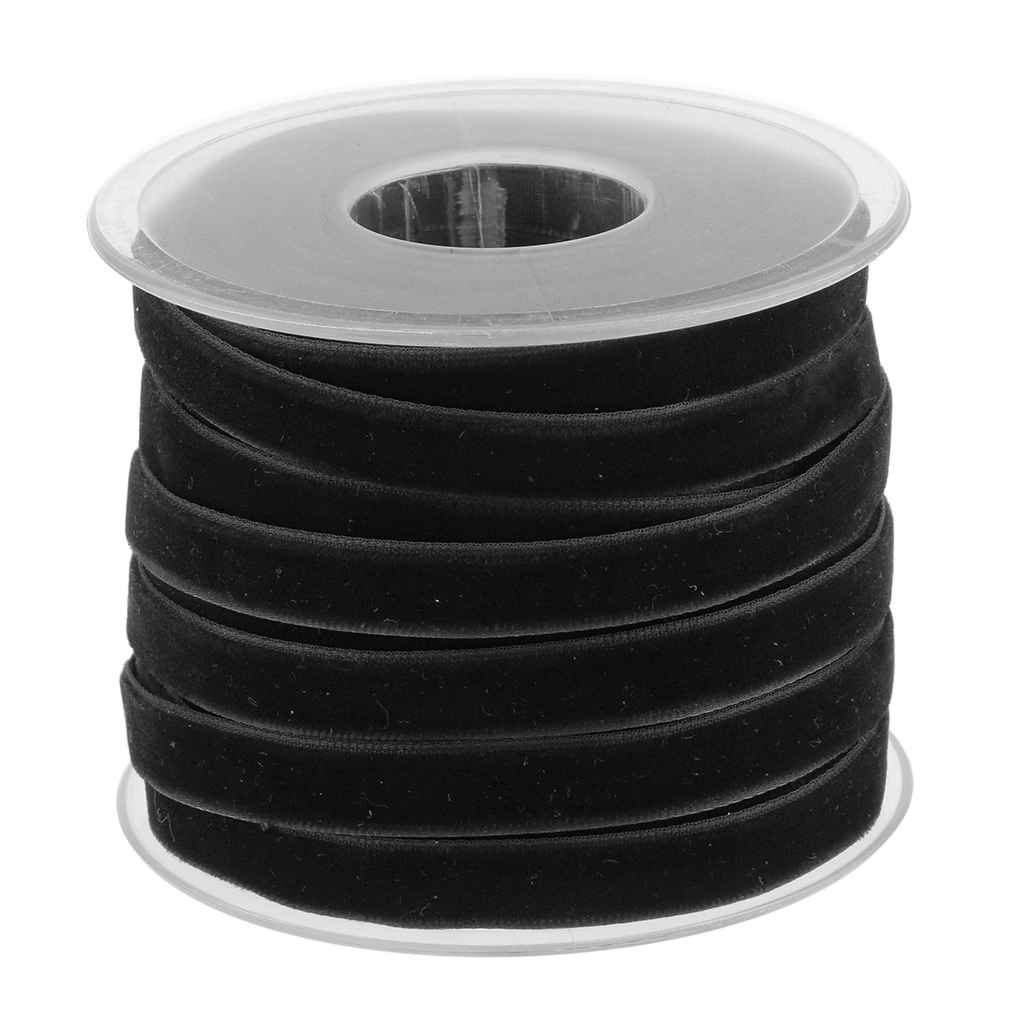 20 Yard 10mm Wide Velvet Ribbo - Velvet Ribbon Roll recension och pris
