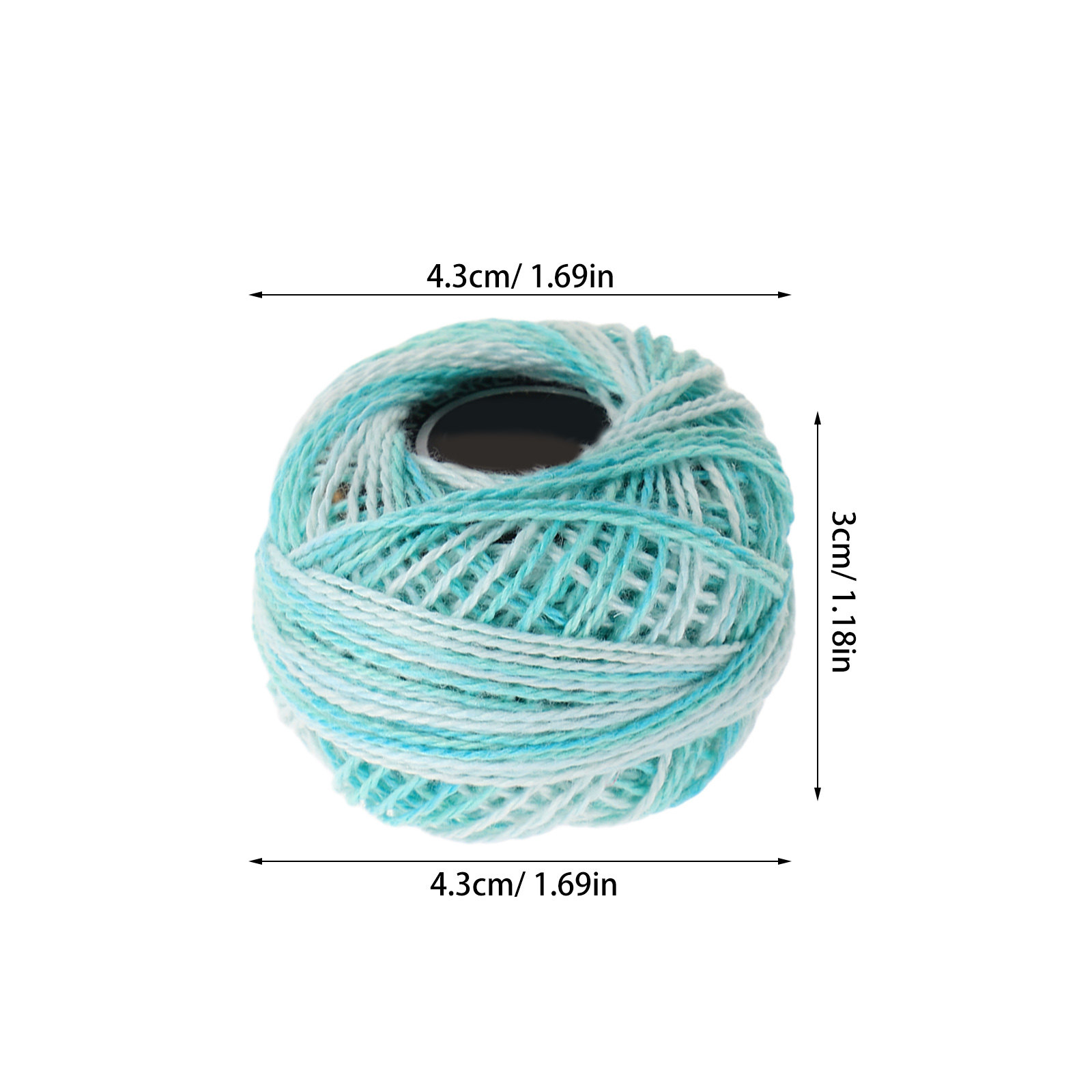 12Pcs Colorful Cotton Embroide - Embroidery Craft recension och pris
