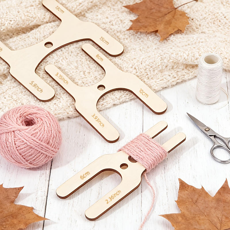 4pcs Wooden Pom-Pom Maker Set  - Pom Pom Maker Tool recension och pris