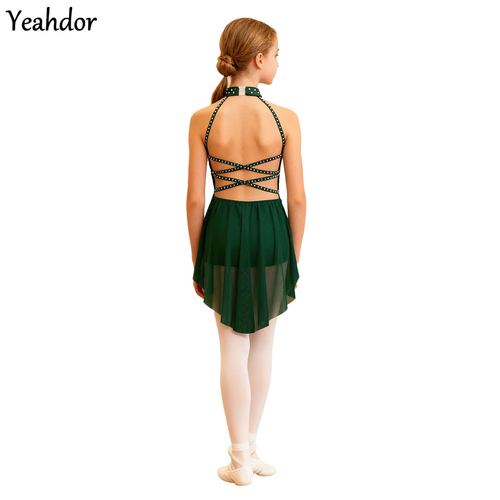 Girls Lyrical Dance Dress Rhin - Rhinestone Banding Trim recension och pris
