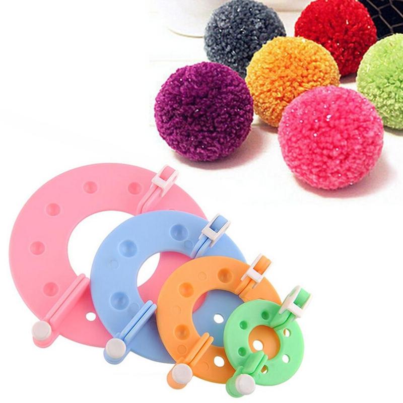 8Pcs 4 Sizes Plastic Pompom Ma - Pom Pom Maker Tool recension och pris