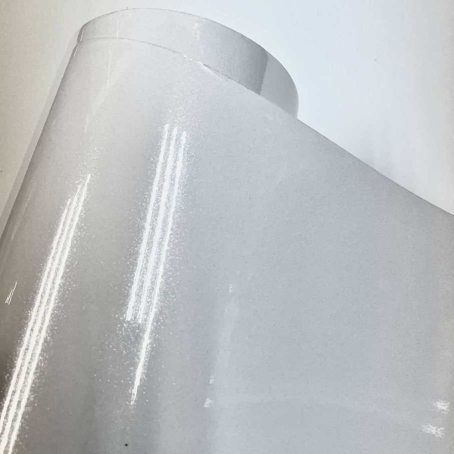 50cm*600cm High Glossy White G - Glitter Vinyl Roll recension och pris