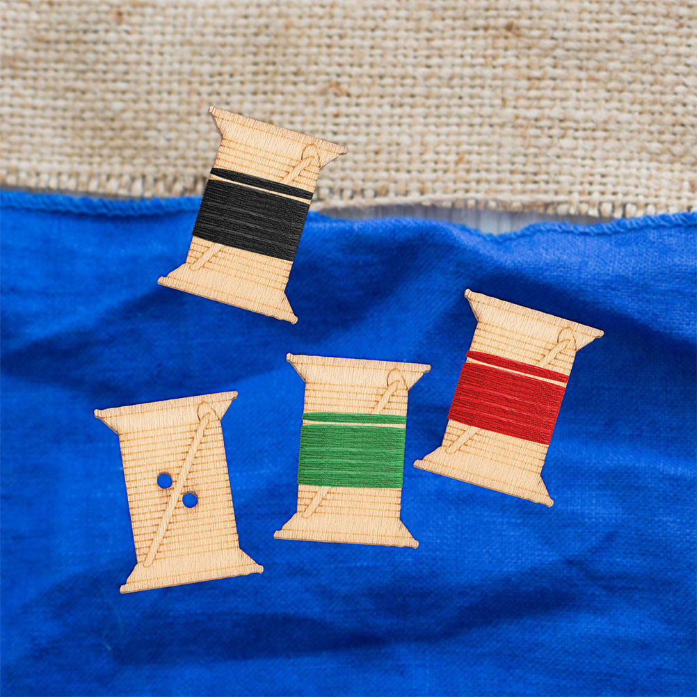 100Pcs Wooden Sewing Machine T - Embroidery Craft recension och pris