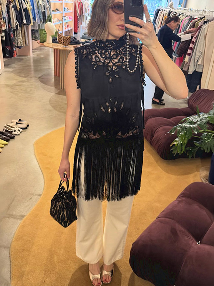 French Style Knot Hollow out S - Tassel Fringe Trim recension och pris